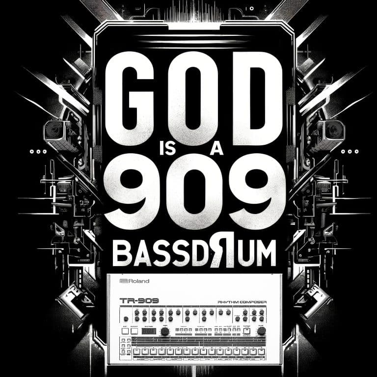 god is a 909 bassdrum
